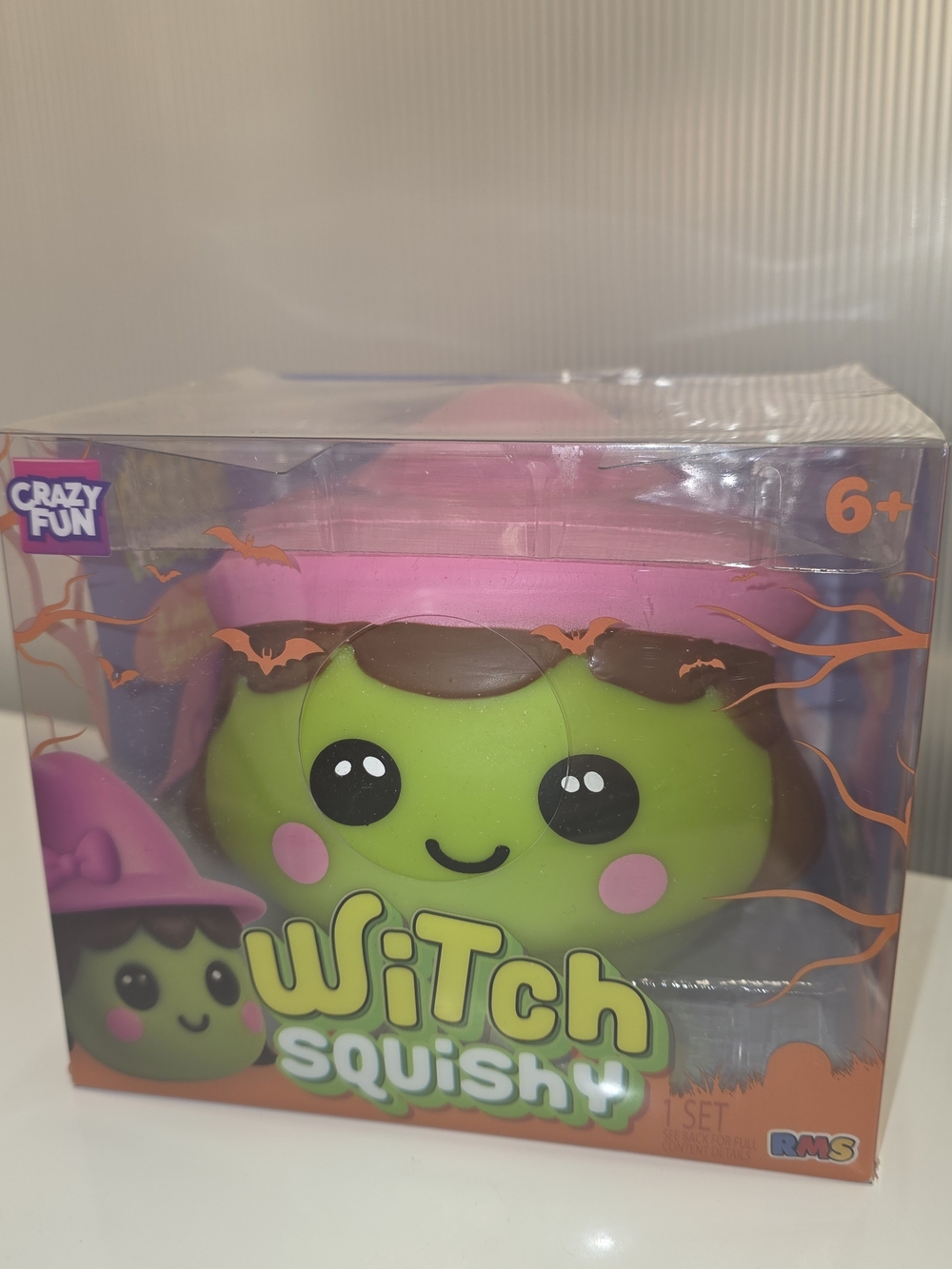 Crazy Fun Witch Squishy by RMS International-New